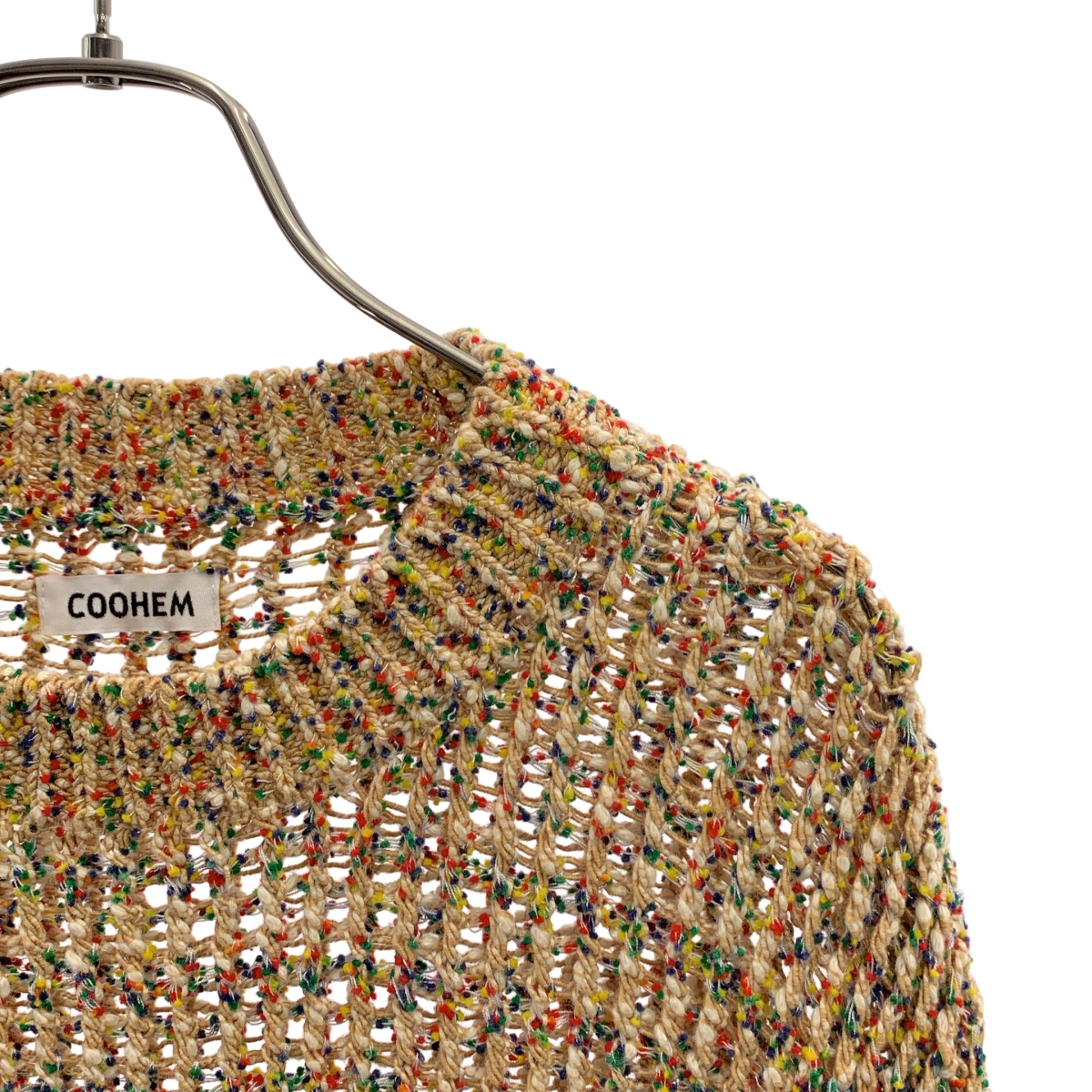 Coohem / コーヘン RADDER NET PULLOVER / コットン リネン ニット セーター