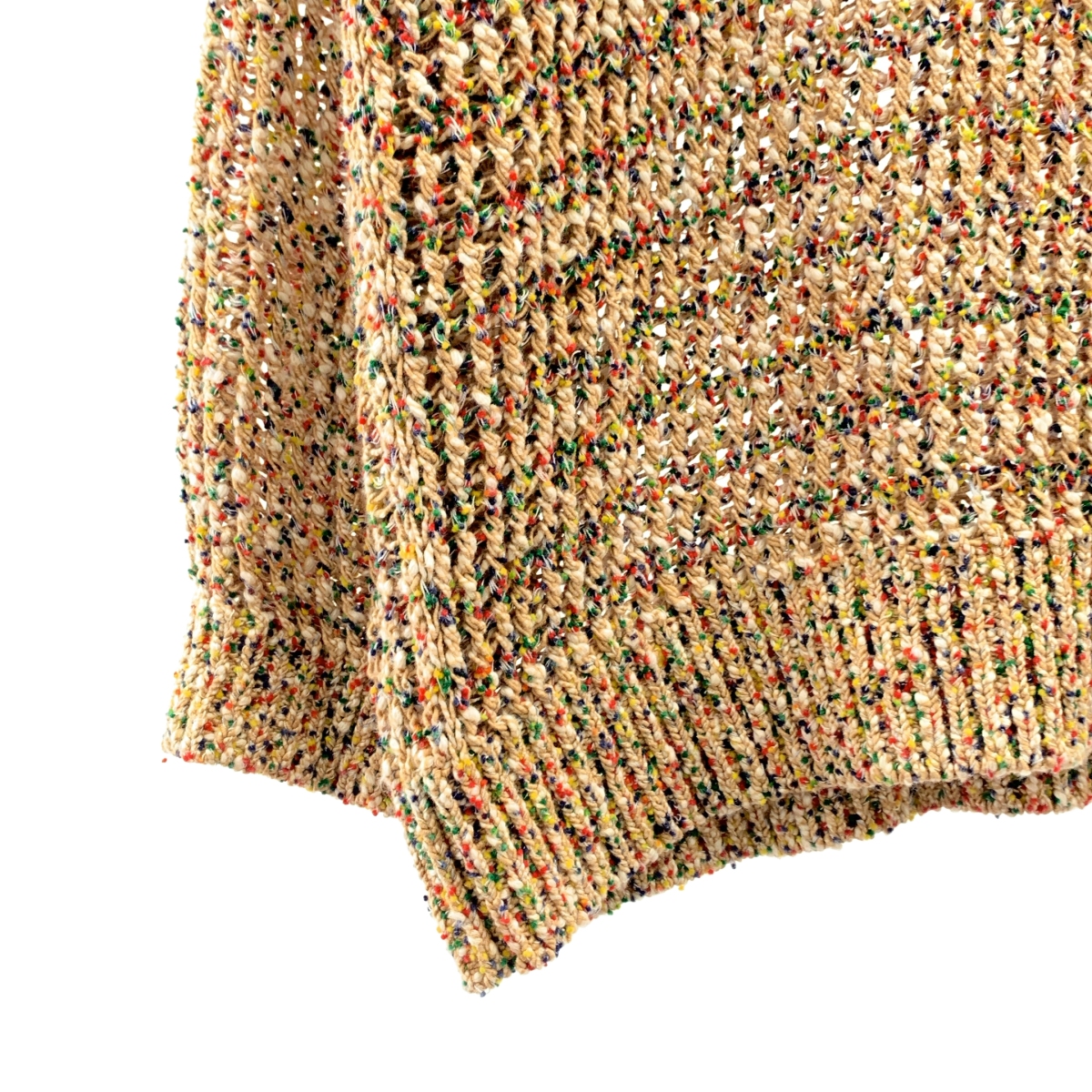 Coohem / コーヘン RADDER NET PULLOVER / コットン リネン ニット セーター