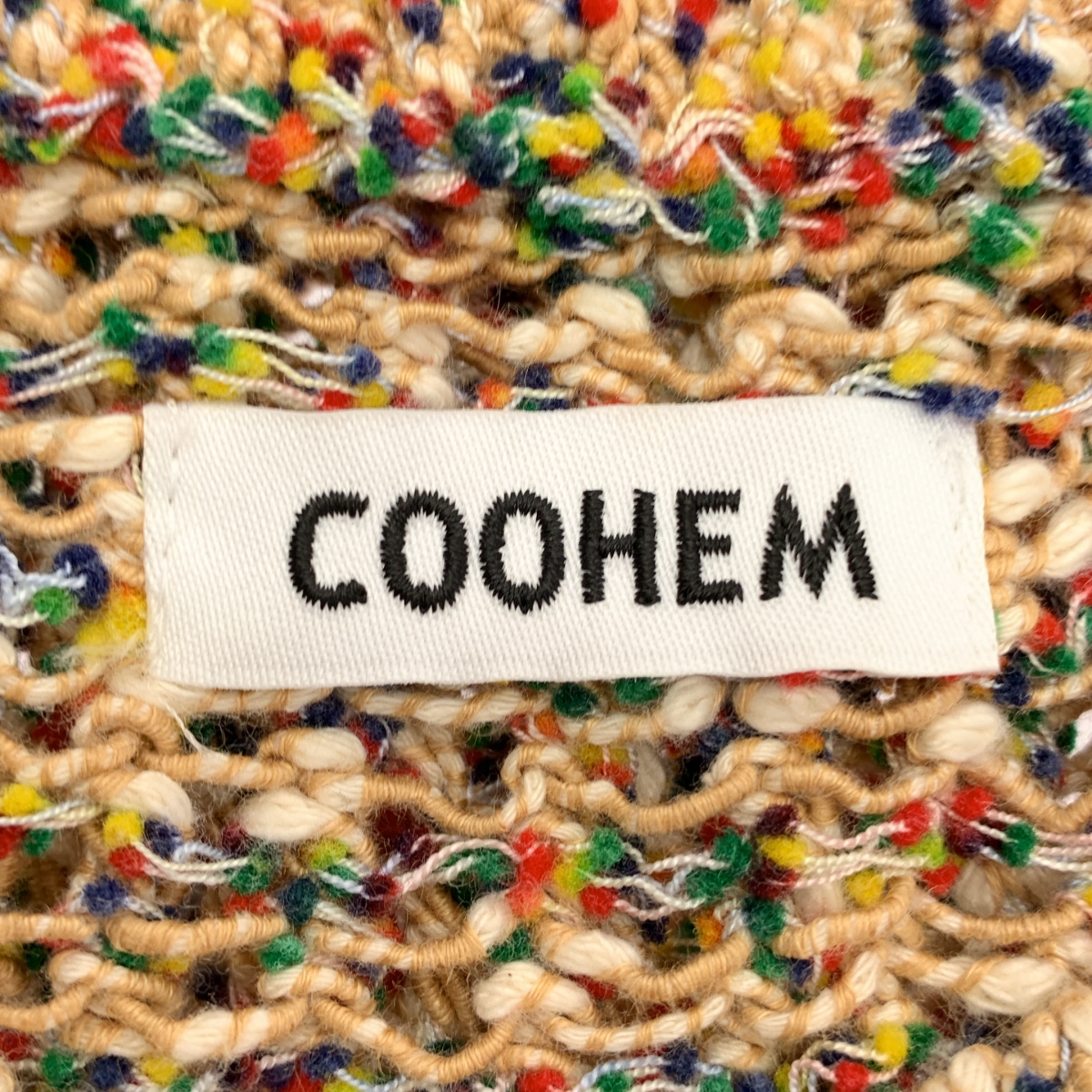 Coohem / コーヘン RADDER NET PULLOVER / コットン リネン ニット セーター