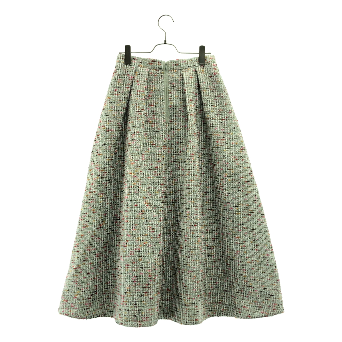 ebure / エブール ツイード カラースラブシアー スカート / 裏地付き