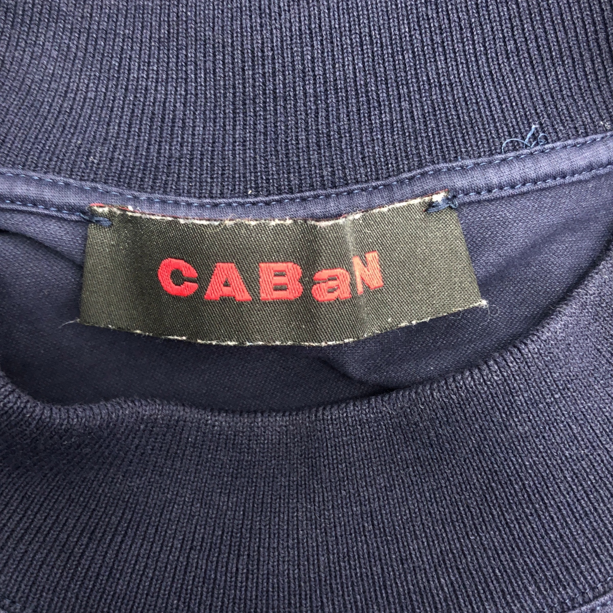CABaN / キャバン コットン ビルドネックTシャツ