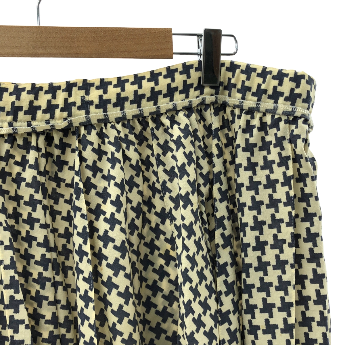 COMME des GARCONS COMME des GARCONS / コムコム 千鳥柄 ウール イージー スカート