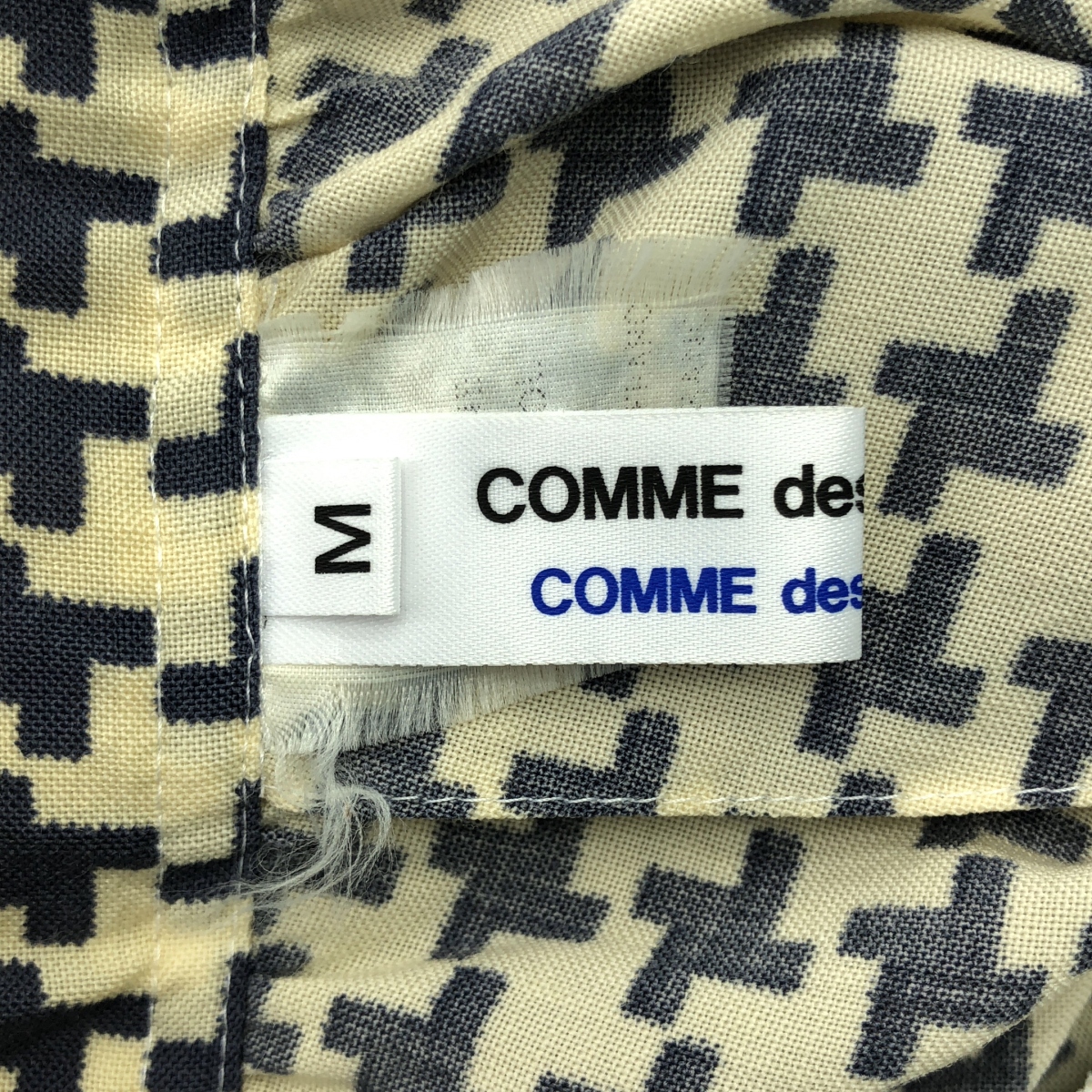 COMME des GARCONS COMME des GARCONS / コムコム 千鳥柄 ウール イージー スカート