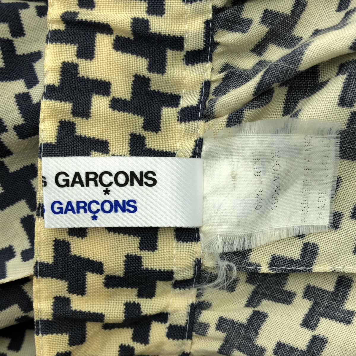 COMME des GARCONS COMME des GARCONS / コムコム 千鳥柄 ウール イージー スカート