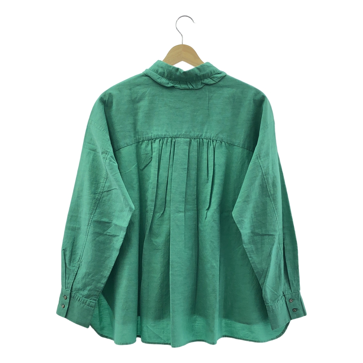 その他 Cu/スーピマスラブ Cナチュラルワッシャー チビフリルシャツBL