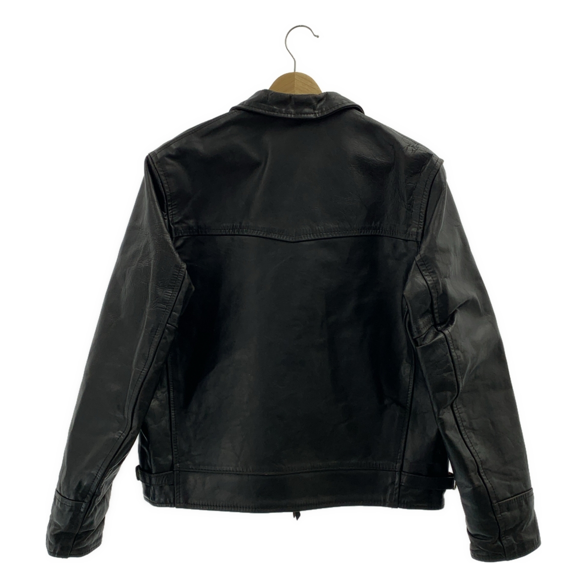 AEROLEATHER / エアロレザー Genuine Front Quarter Horsehide / ホースハイド レザー シングル ライダース ジャケット / 総裏地