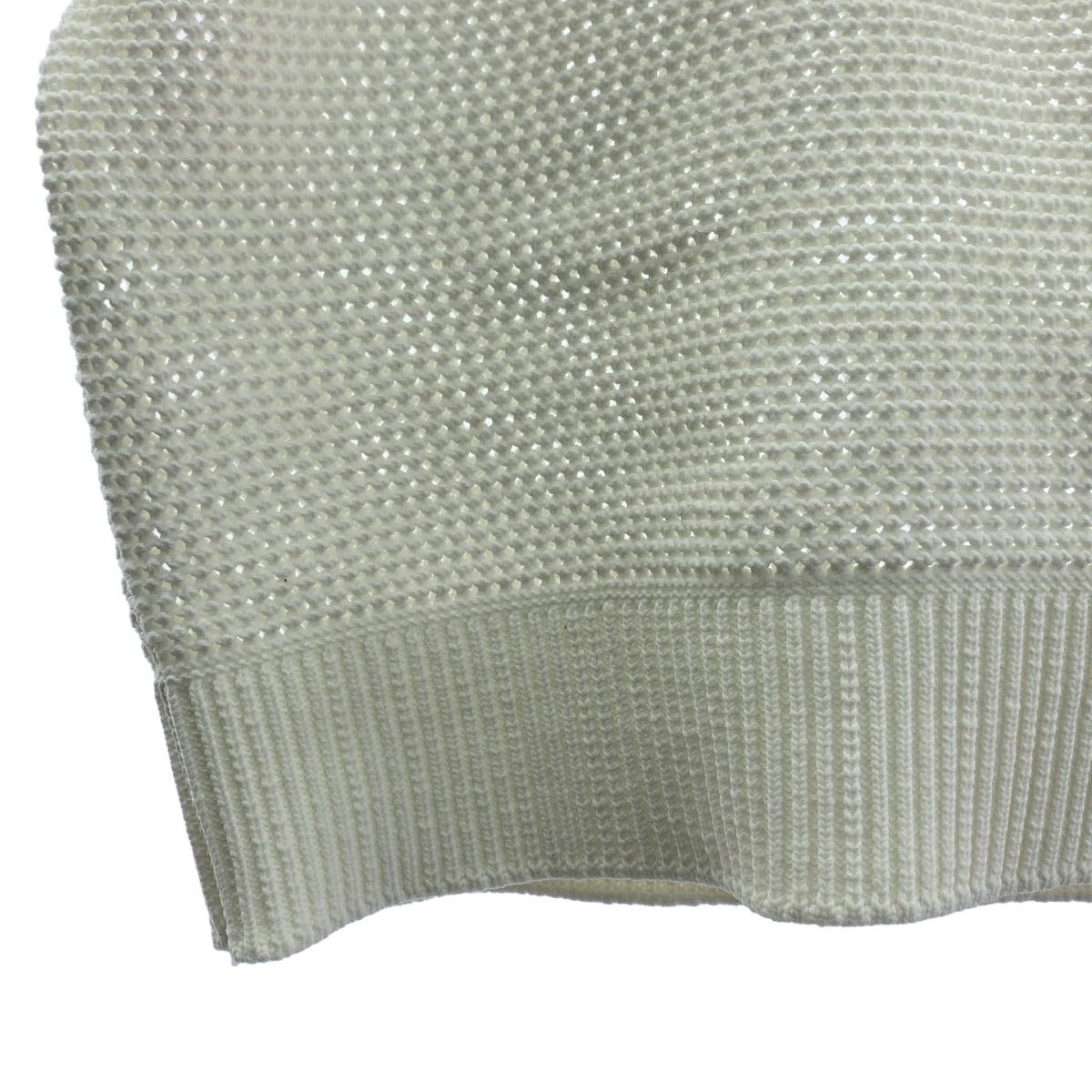 CULLNI / クルニ Bi Color Mesh Knit ZIp Up Polo Shirt / メッシュニットポロシャツ