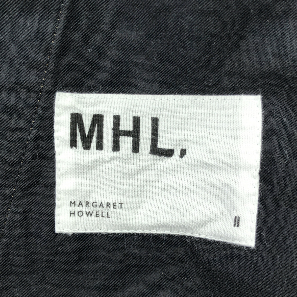 MHL. / エムエイチエルマーガレットハウエル コットン ドローストリング ロングスカート