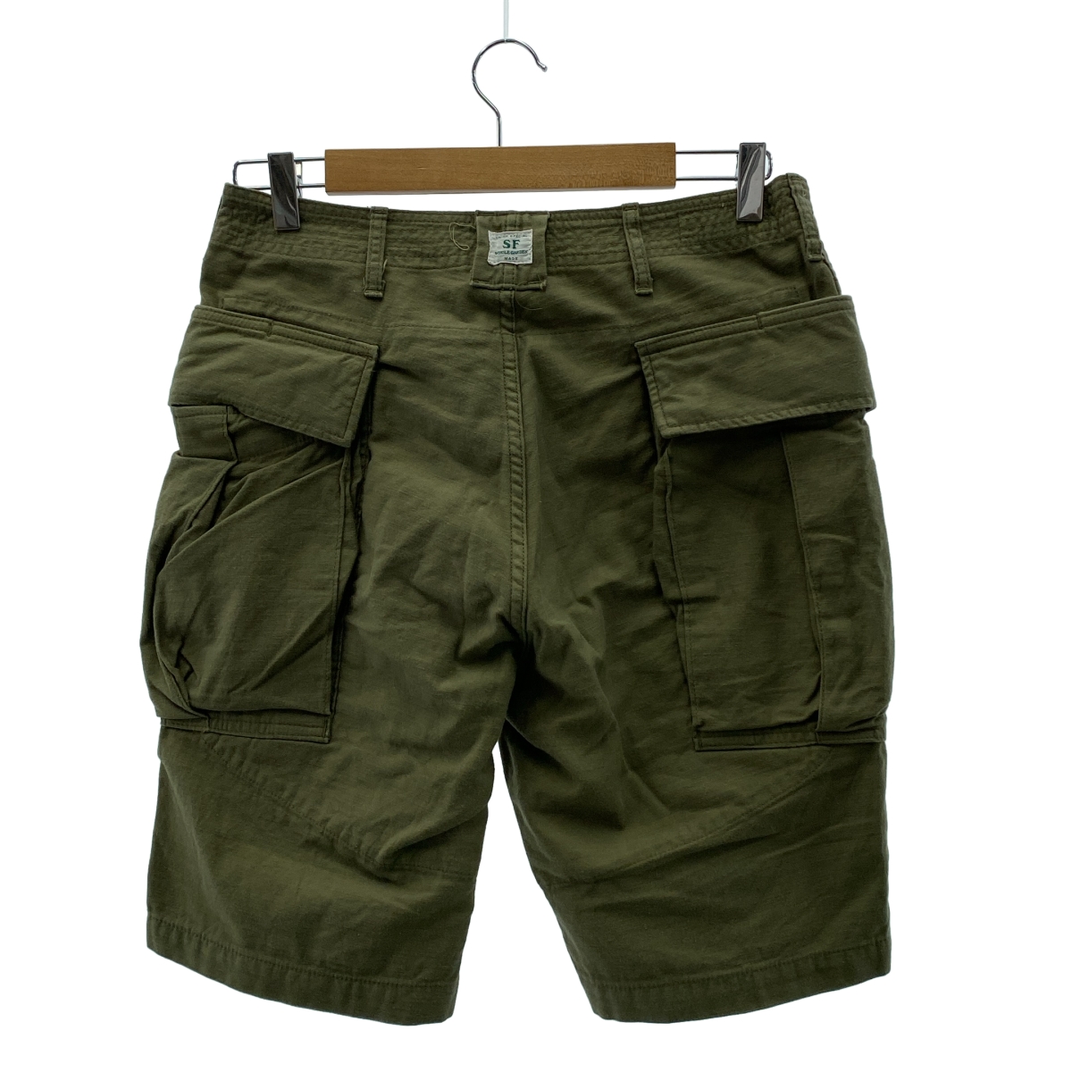 SASSAFRAS / ササフラス Trug Fatigue Pants 1/2 トラッグ ファティーグ ショートパンツ