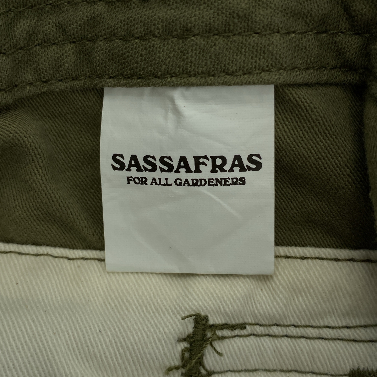 SASSAFRAS / ササフラス Trug Fatigue Pants 1/2 トラッグ ファティーグ ショートパンツ