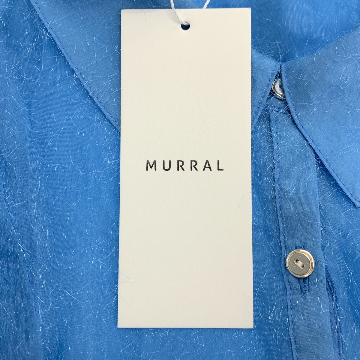 MURRAL / ミューラル Fluffy jacquard shirt ジャガード シャツ ブラウス