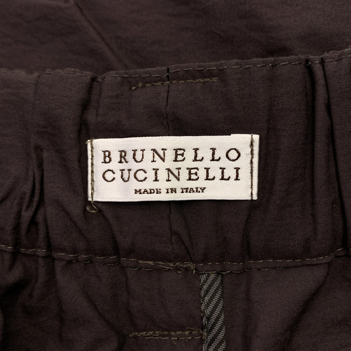 BRUNELLO CUCINELLI / ブルネロクチネリ コットン混 ワイド イージーパンツ