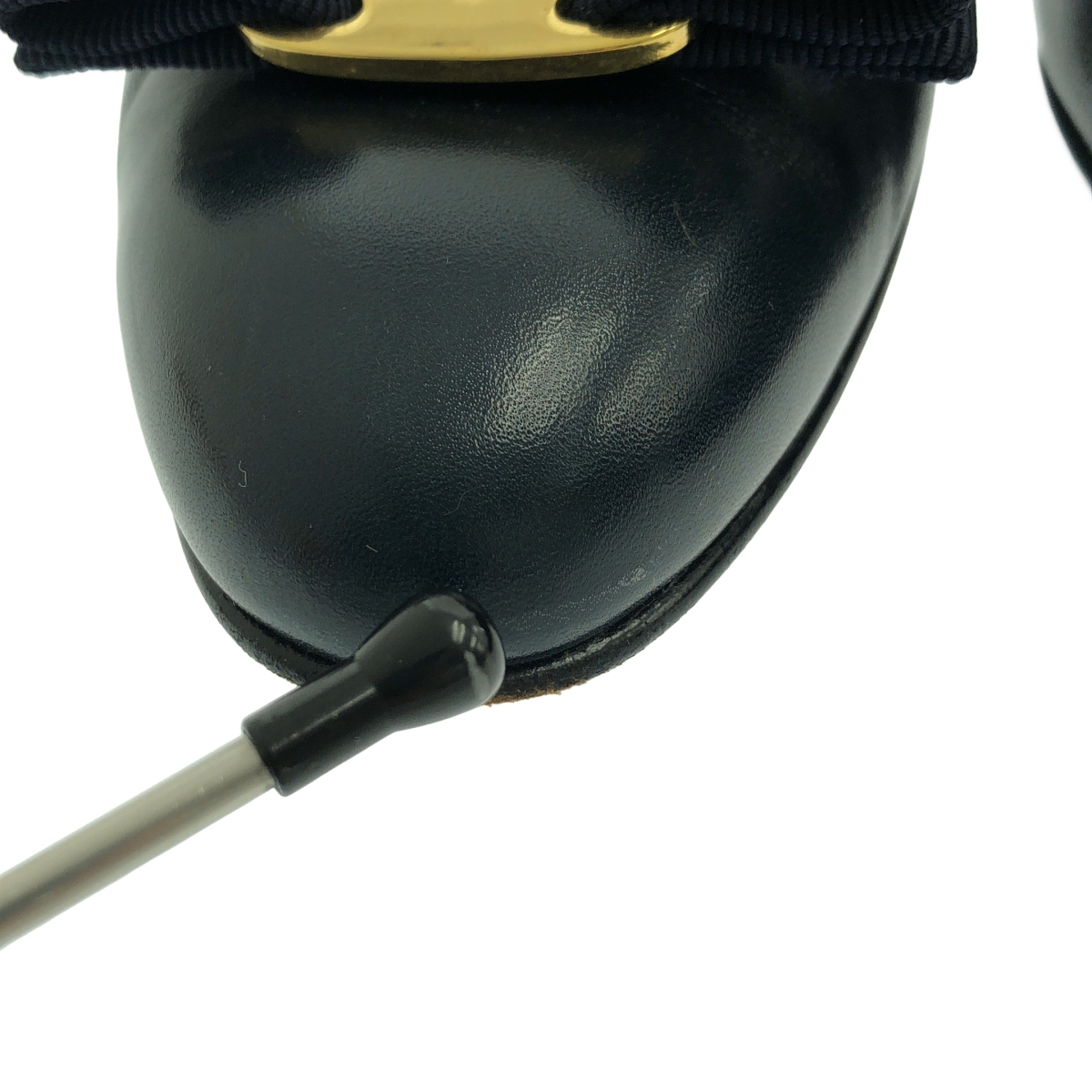 Salvatore Ferragamo / サルヴァトーレフェラガモ ヴァラ リボン バックル レザーパンプス