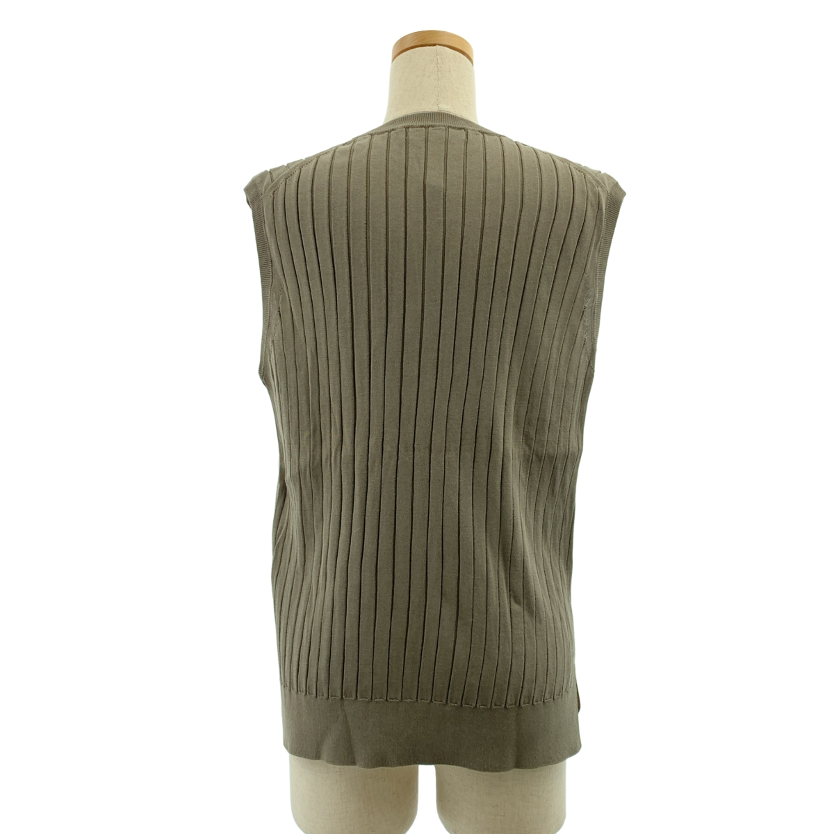 ebure / エブール シアーコットンアセテートノースリーブニット