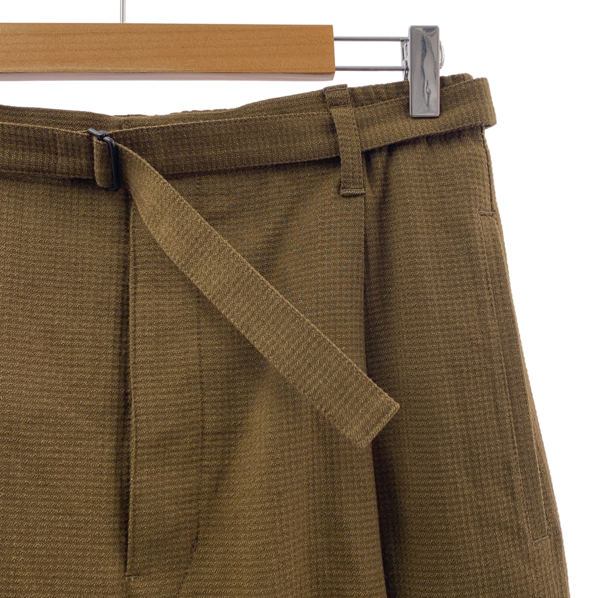 LEMAIRE / ルメール Pleat front trousers / ベルテッド タック テーパード パンツ