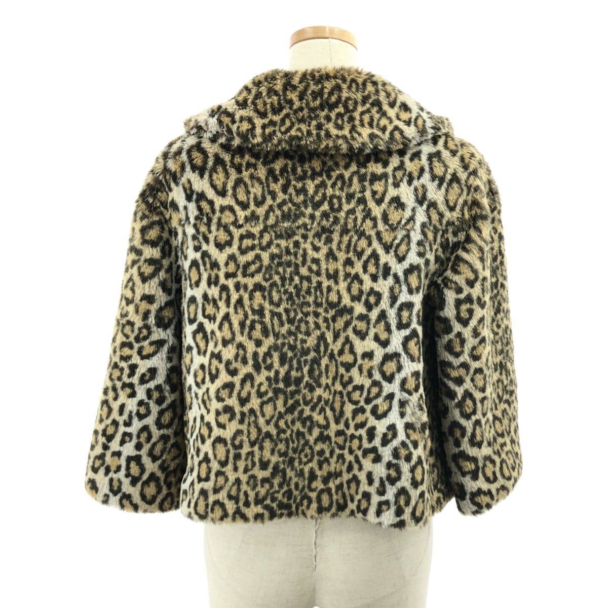 JUNYA WATANABE COMME des GARCONS / ジュンヤワタナベ レオパード フェイクファー ショート コート