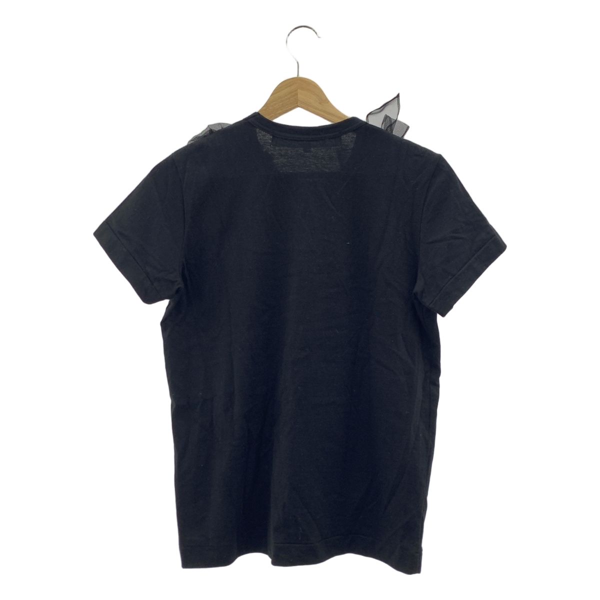 tao COMME des GARCONS / タオコムデギャルソン チュール ビジュー 装飾 Tシャツ カットソー