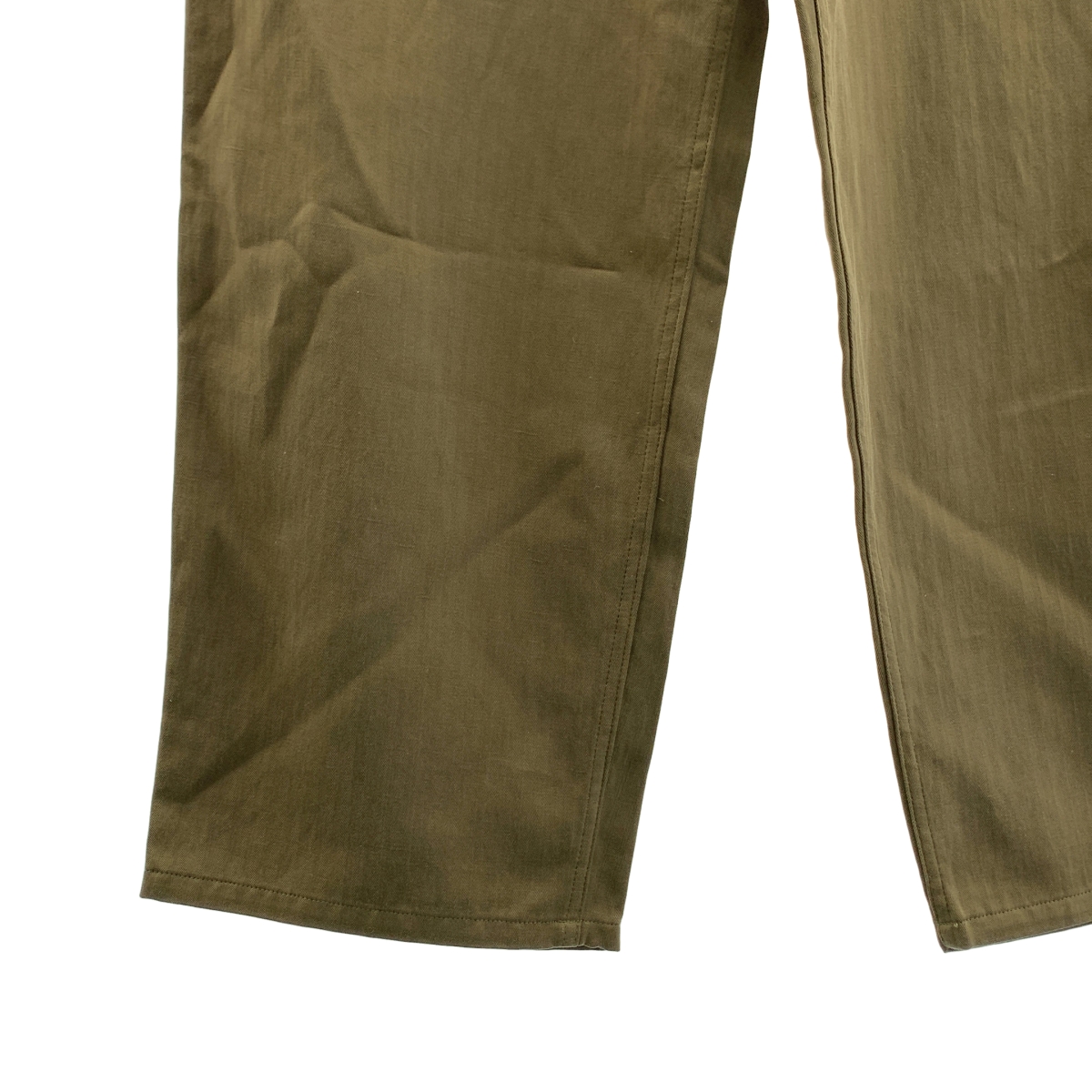 MAATEE&SONS / マーティー&サンズ military denim / ヘリンボーン ミリタリー ワイドパンツ