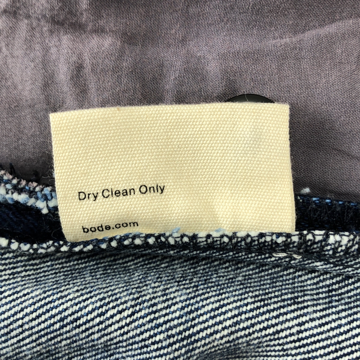 BODE / ボーディ Murray high-rise pleated embroidered wide-leg jeans 刺しゅう 2タック ワイドデニムパンツ