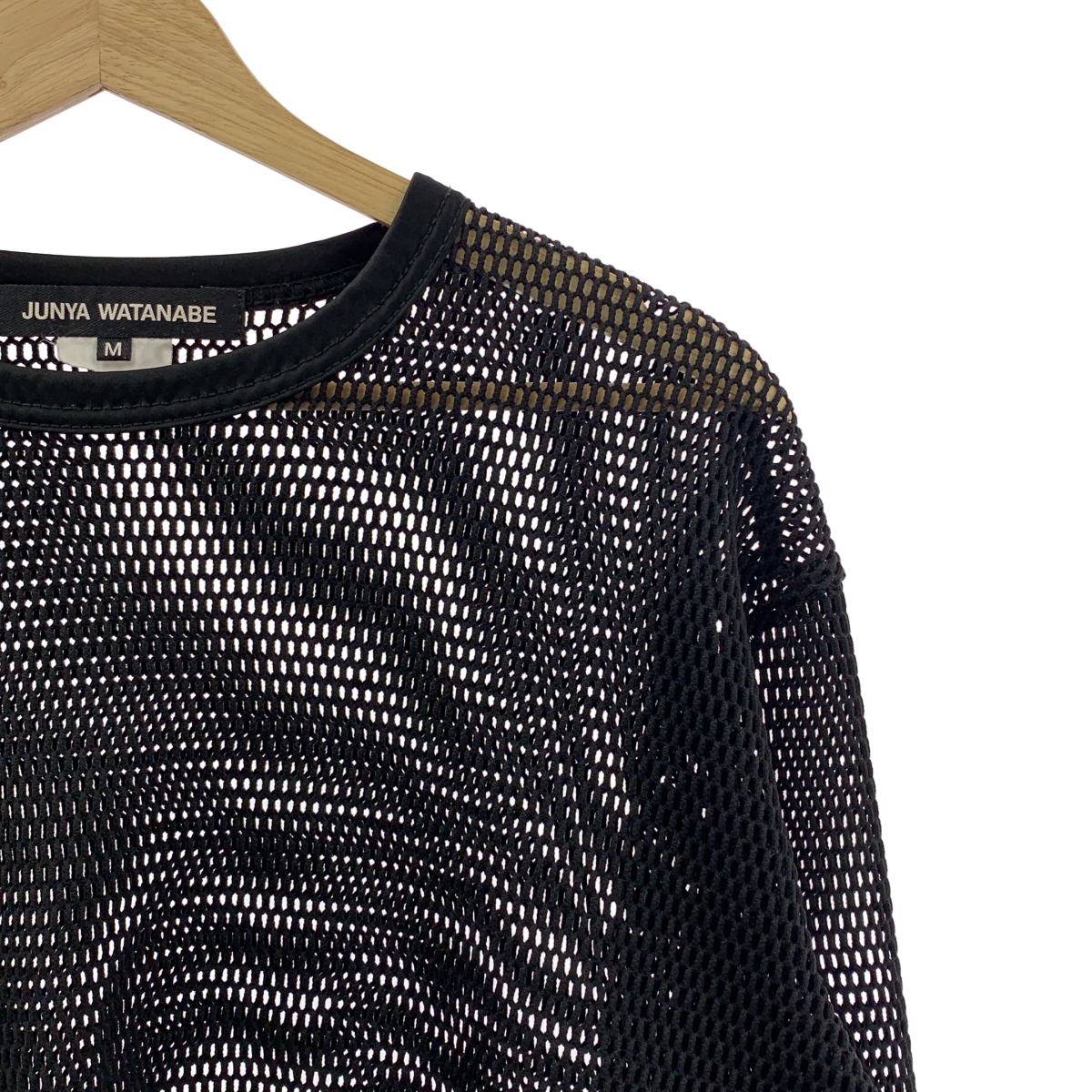 JUNYA WATANABE / ジュンヤワタナベ メッシュ クロップド カットソー