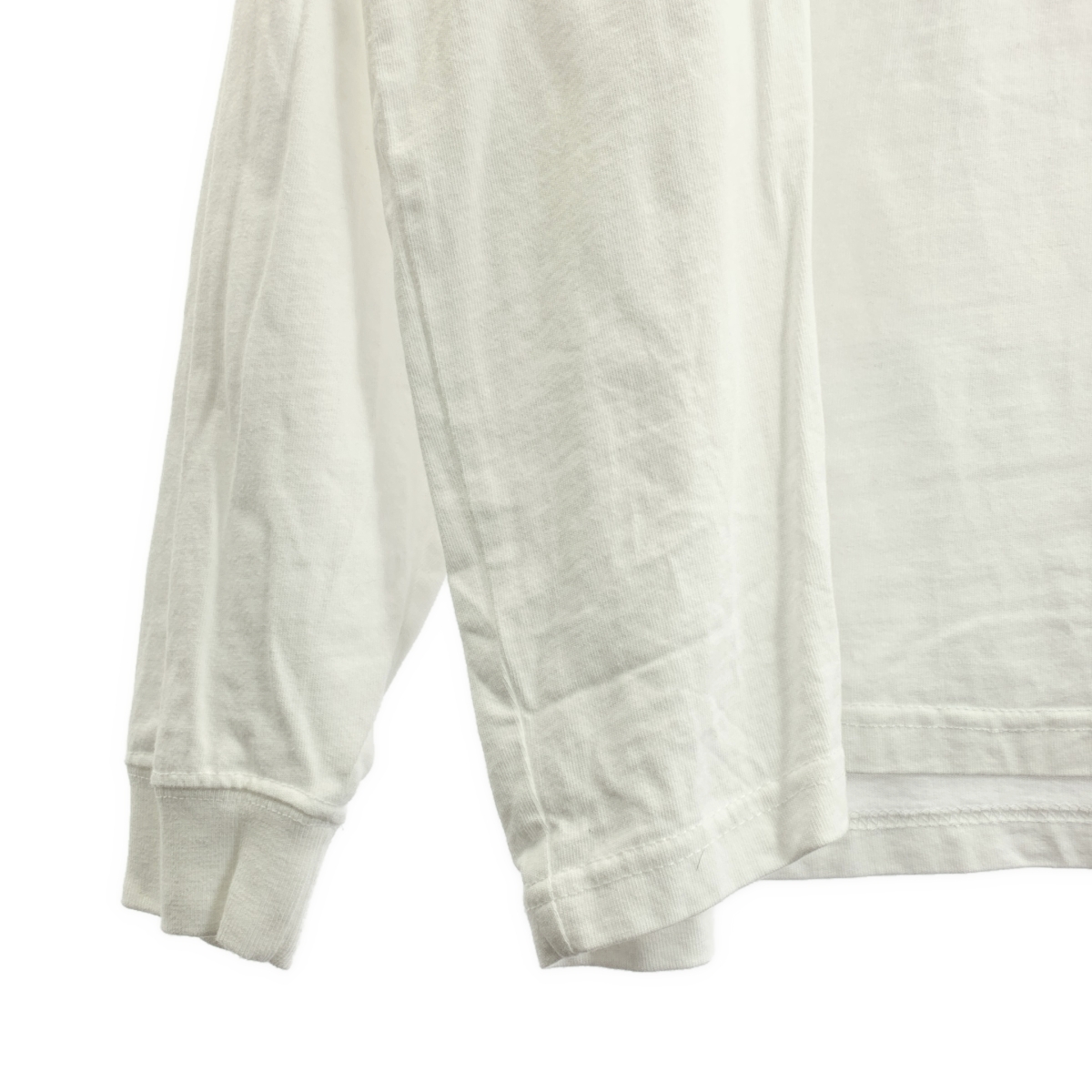 その他 コットン ロゴ クルーネック ロング スリーブ カットソー