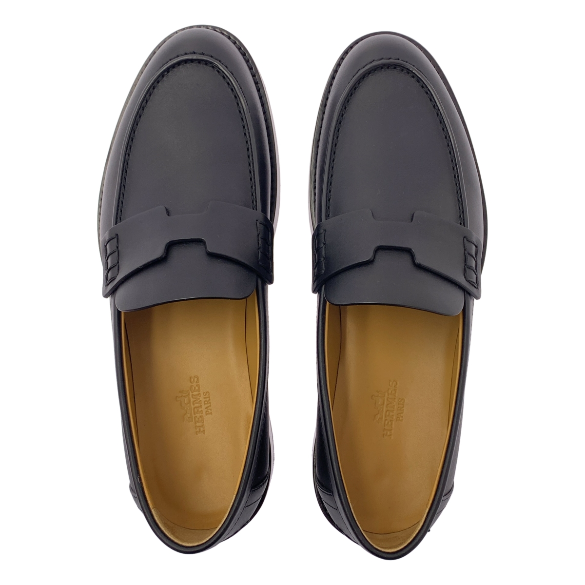 HERMES / エルメス Hour loafer アワー モカシン レザー ローファ