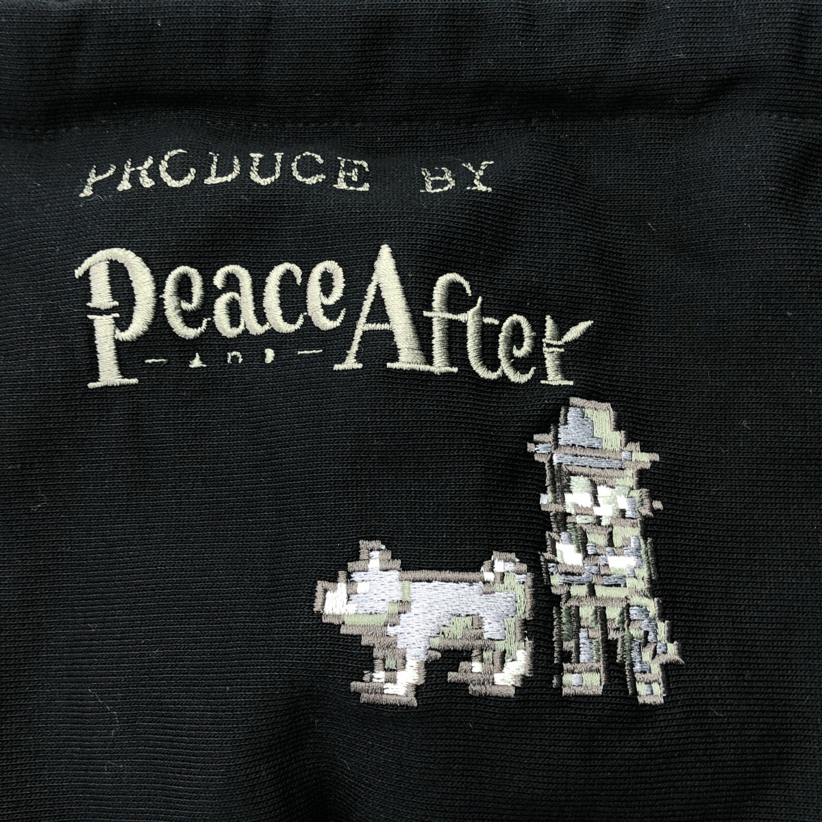 BLACK Scandal YOHJI YAMAMOTO / ブラックスキャンダルヨウジヤマモト ×PEACE AND AFTER ピースアンドアフター / フード刺しゅう スウェットパーカー