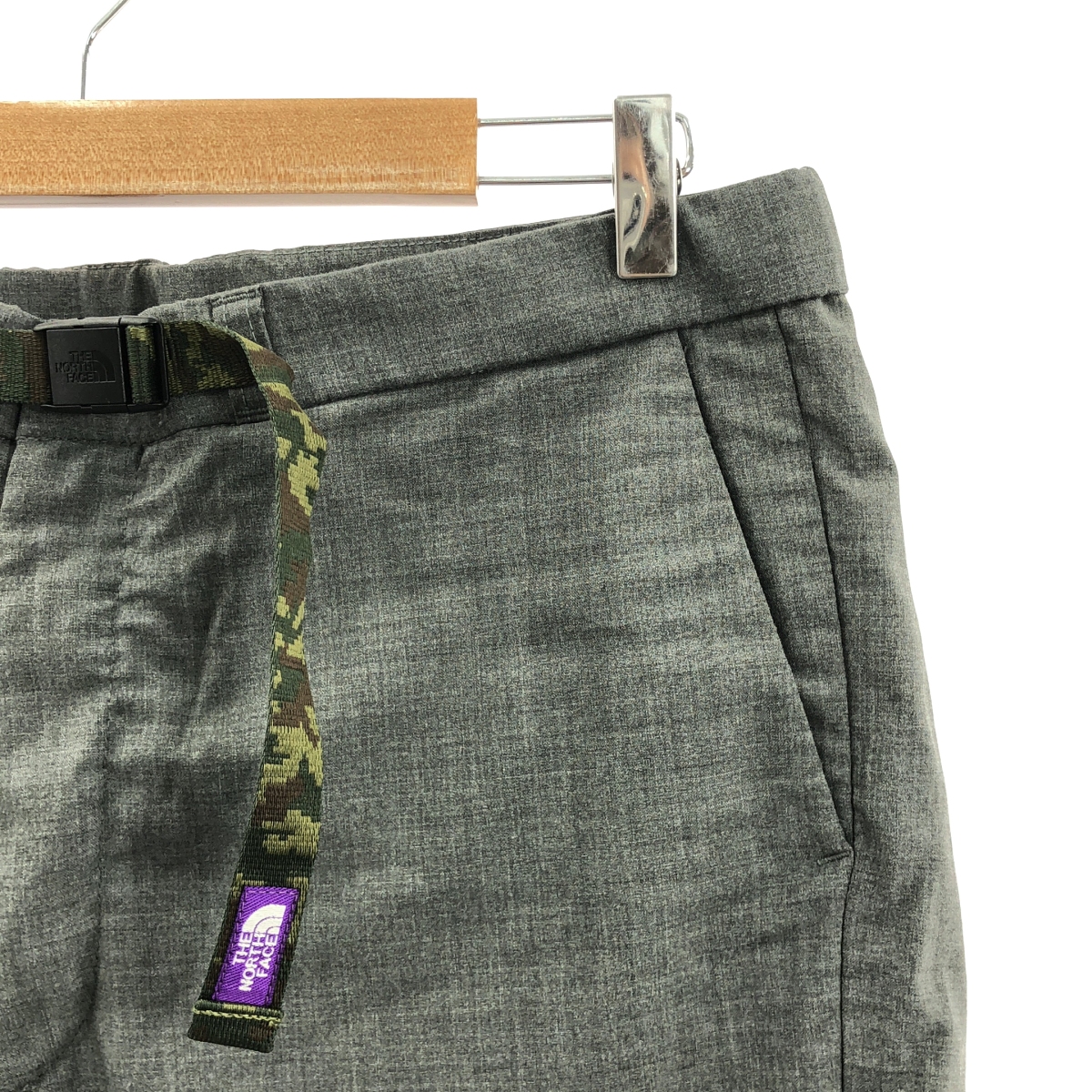 THE NORTH FACE PURPLE LABEL / ザノースフェイスパープルレーベル COOLMAX Tropical Webbing Belt Shorts / NT4506N ワイド ショートパンツ ショーツ