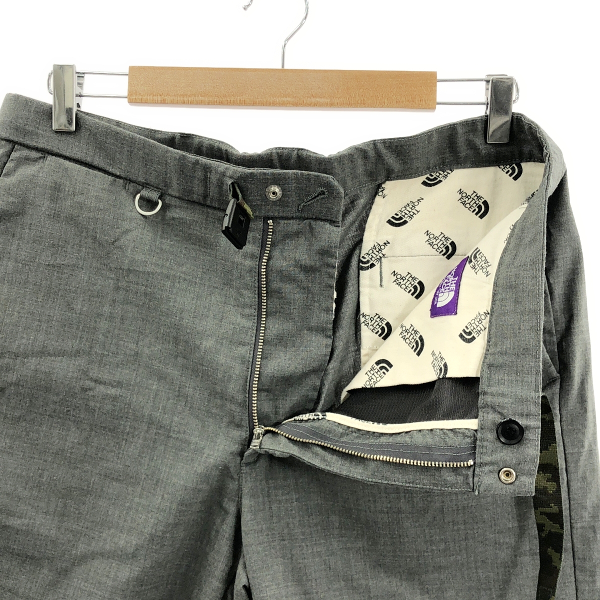 THE NORTH FACE PURPLE LABEL / ザノースフェイスパープルレーベル COOLMAX Tropical Webbing Belt Shorts / NT4506N ワイド ショートパンツ ショーツ