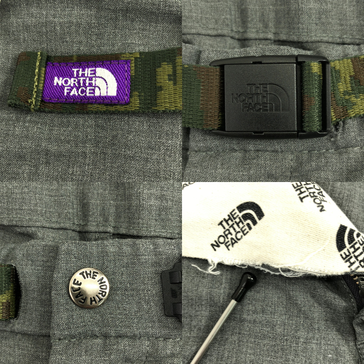 THE NORTH FACE PURPLE LABEL / ザノースフェイスパープルレーベル COOLMAX Tropical Webbing Belt Shorts / NT4506N ワイド ショートパンツ ショーツ