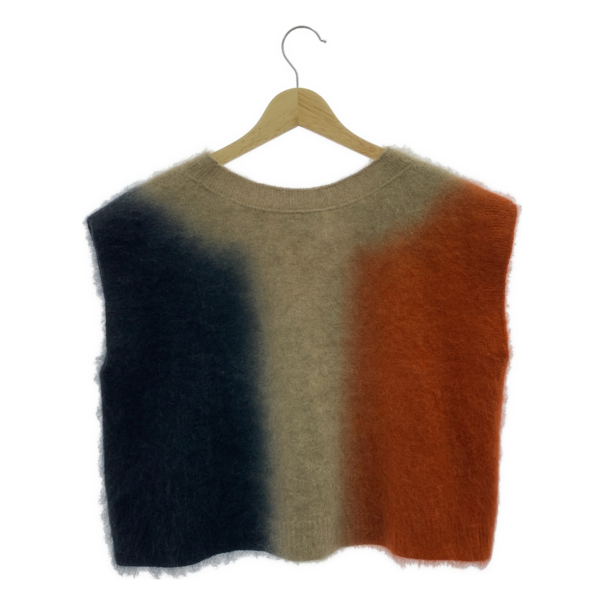 enrica / エンリカ cashmere 100％ / カシミヤ シャギー グラデーション ニット ベスト