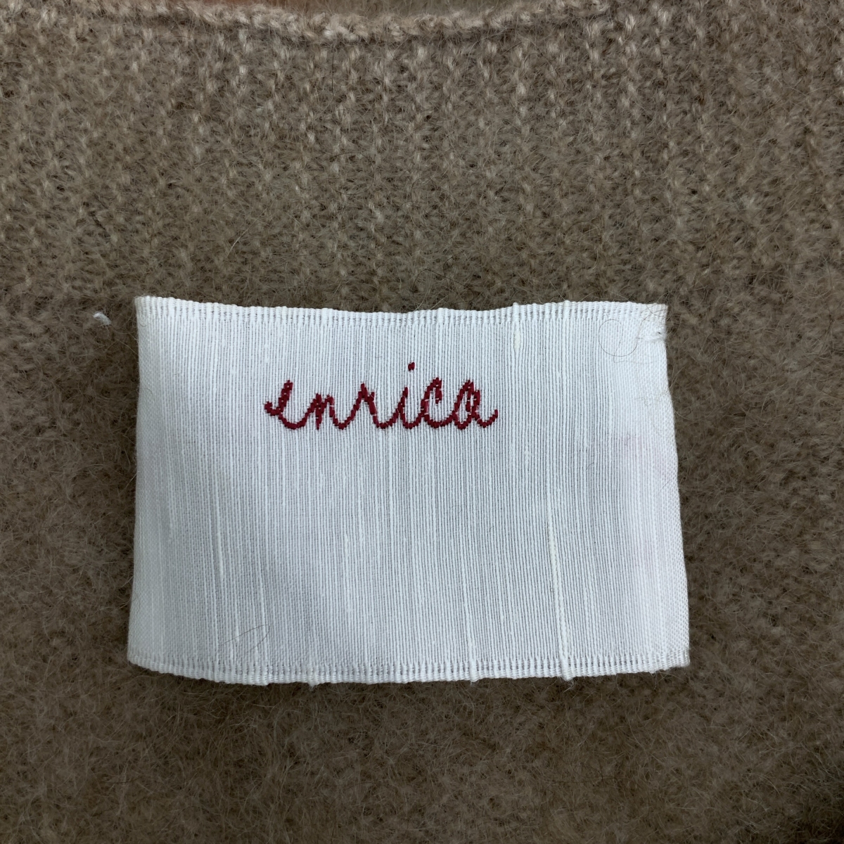 enrica / エンリカ cashmere 100％ / カシミヤ シャギー グラデーション ニット ベスト