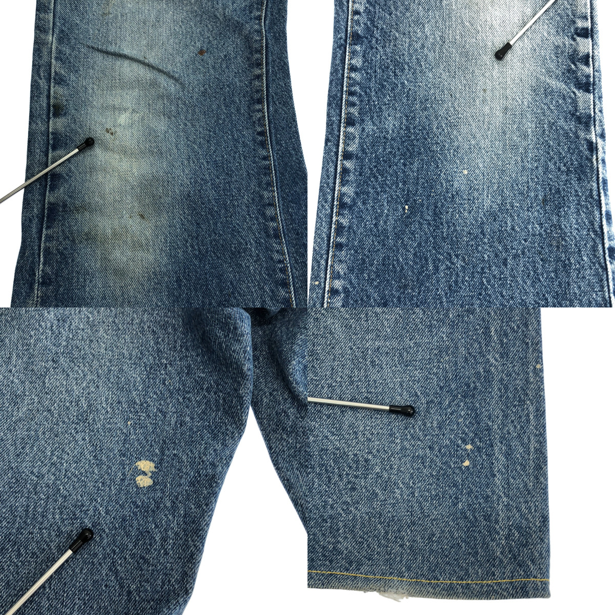 Levi's / リーバイス 1970s ヴィンテージ 517 66後期 ブーツカット デニムパンツ スモールe 刻印2