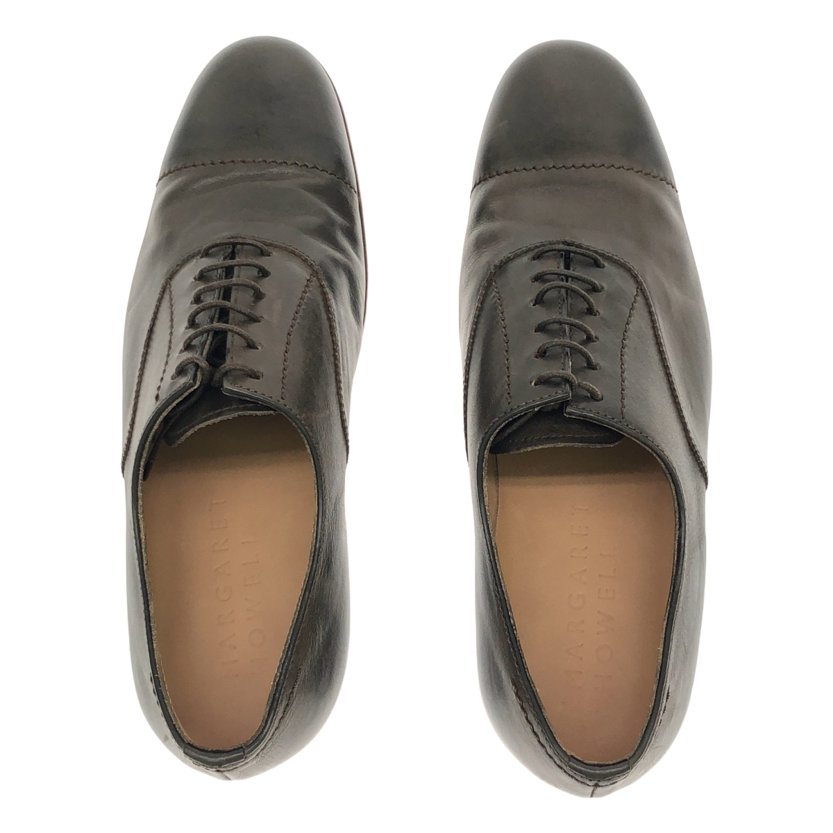 MARGARET HOWELL / マーガレットハウエル レザー レースアップ ドレスシューズ 革靴