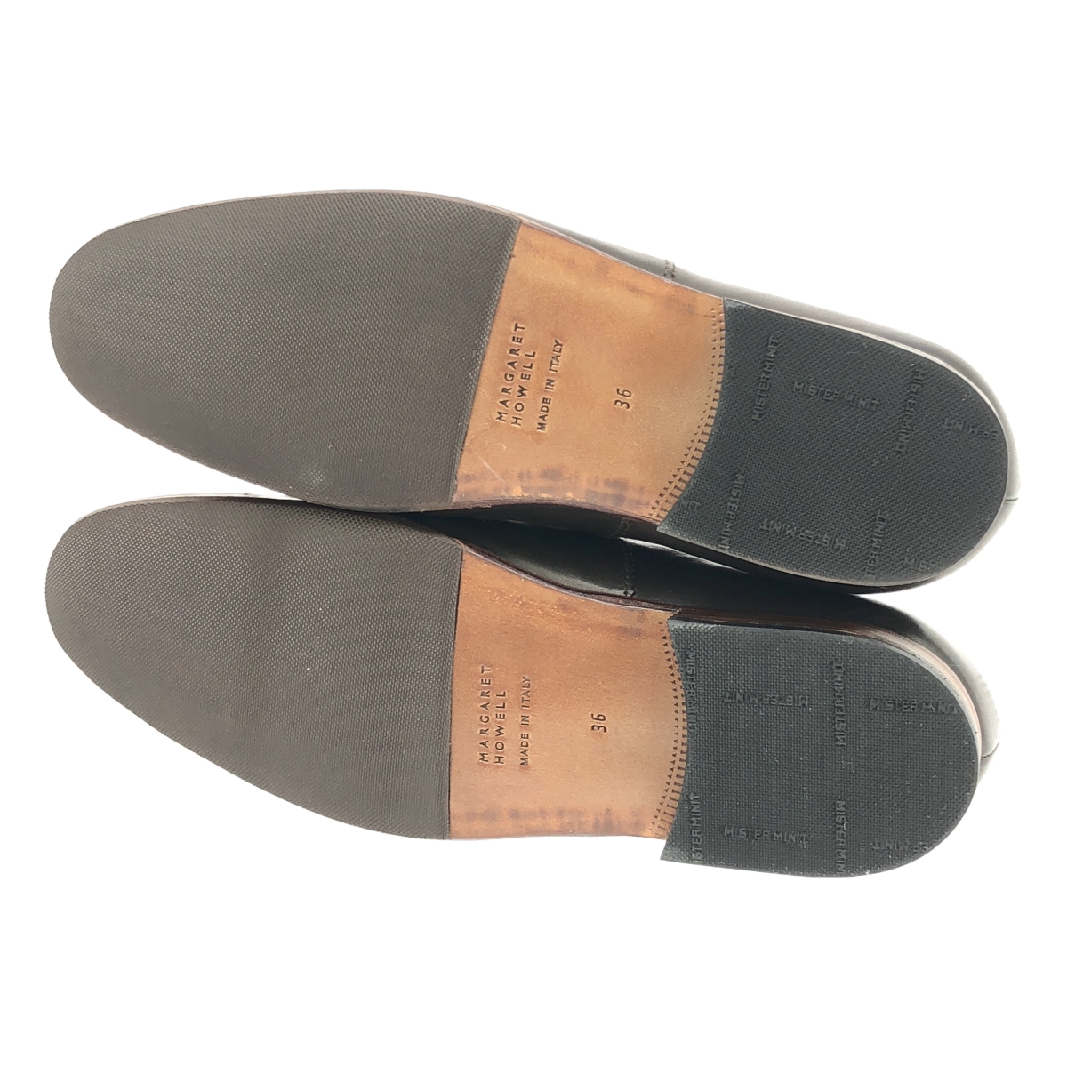 MARGARET HOWELL / マーガレットハウエル レザー レースアップ ドレスシューズ 革靴