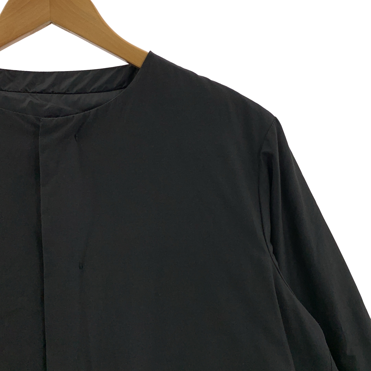 Plantation / プランテーション リバーライト ノーカラー ダウンコート