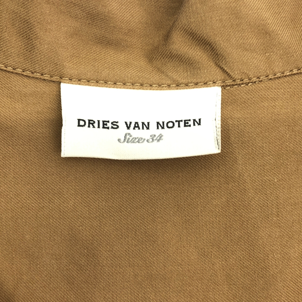 DRIES VAN NOTEN / ドリスヴァンノッテン ダブルポケット スリット シャツ ワンピース