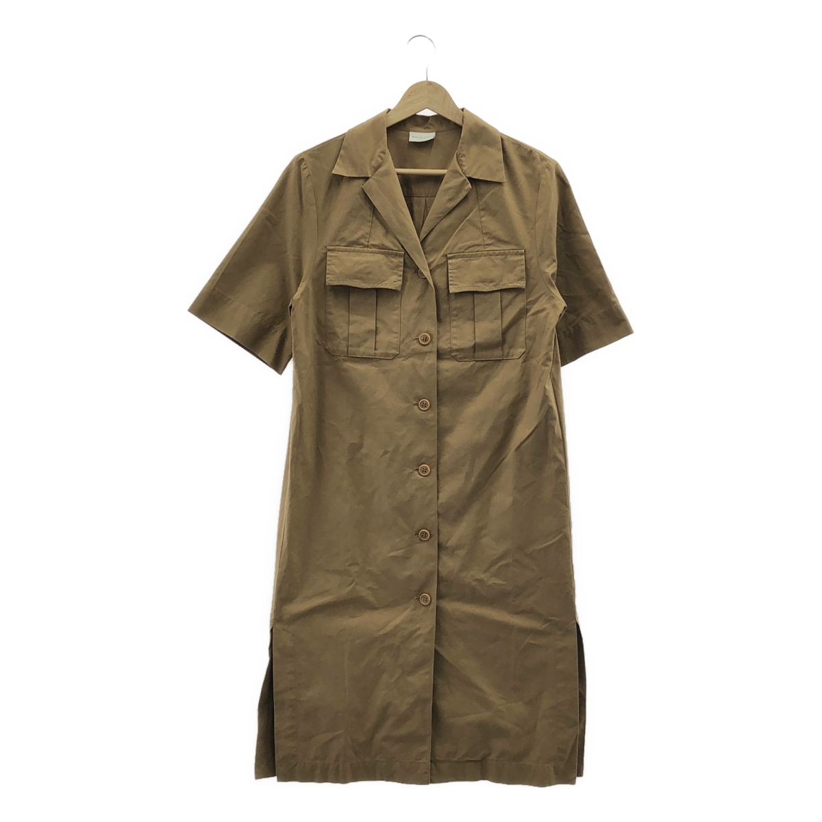 DRIES VAN NOTEN / ドリスヴァンノッテン ダブルポケット スリット シャツ ワンピース