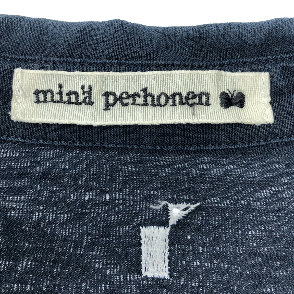 mina perhonen / ミナペルホネン crystal flower リネン ハーフスリーブ シャツ