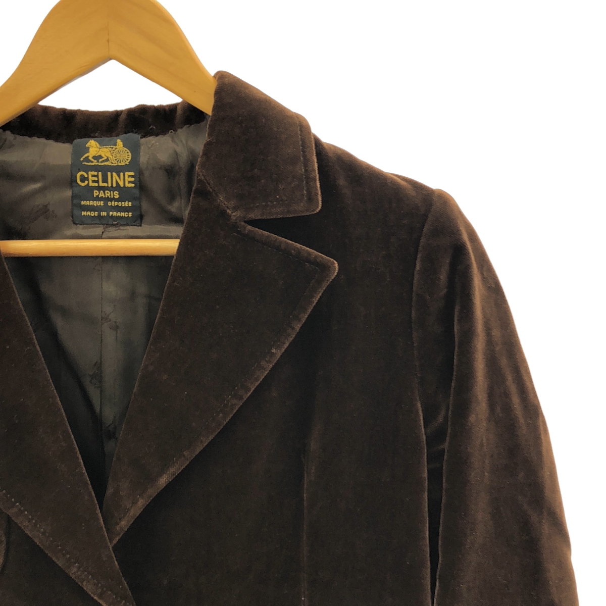 CELINE / セリーヌ ベロア テーラードジャケット