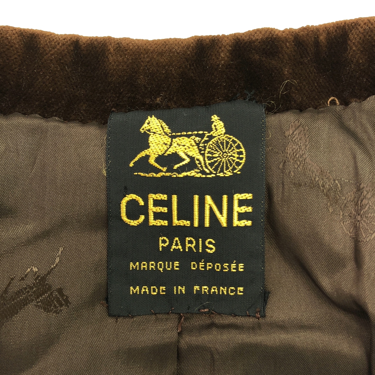 CELINE / セリーヌ ベロア テーラードジャケット