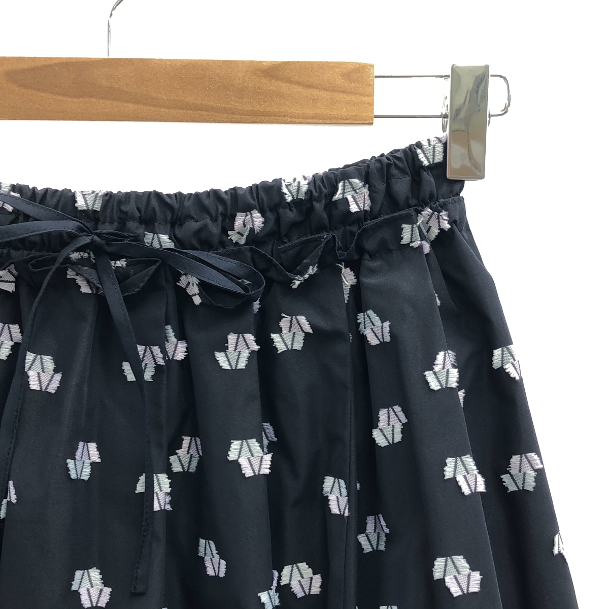 Drawer / ドゥロワー RESORT2 カット ジャカード ギャザー スカート