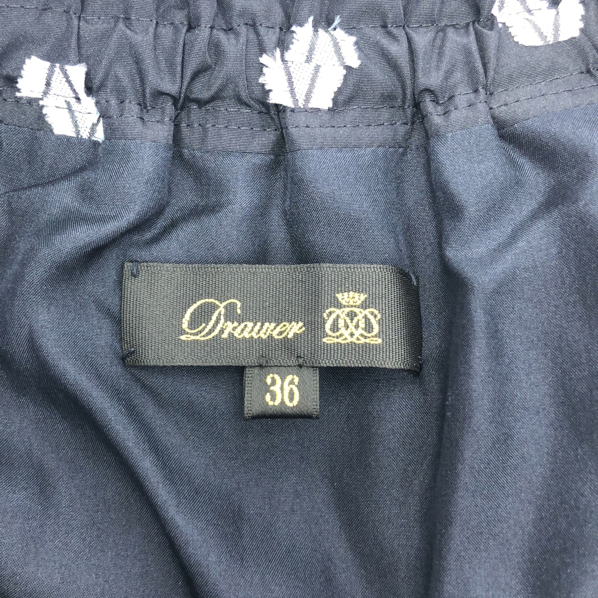 Drawer / ドゥロワー RESORT2 カット ジャカード ギャザー スカート