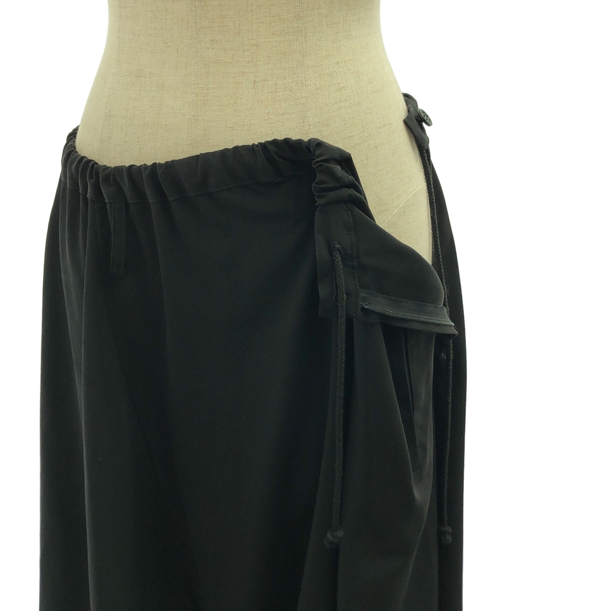 Y's / ワイズヨウジヤマモト トリアセテート 変形 ドローストリング サルエルパンツ