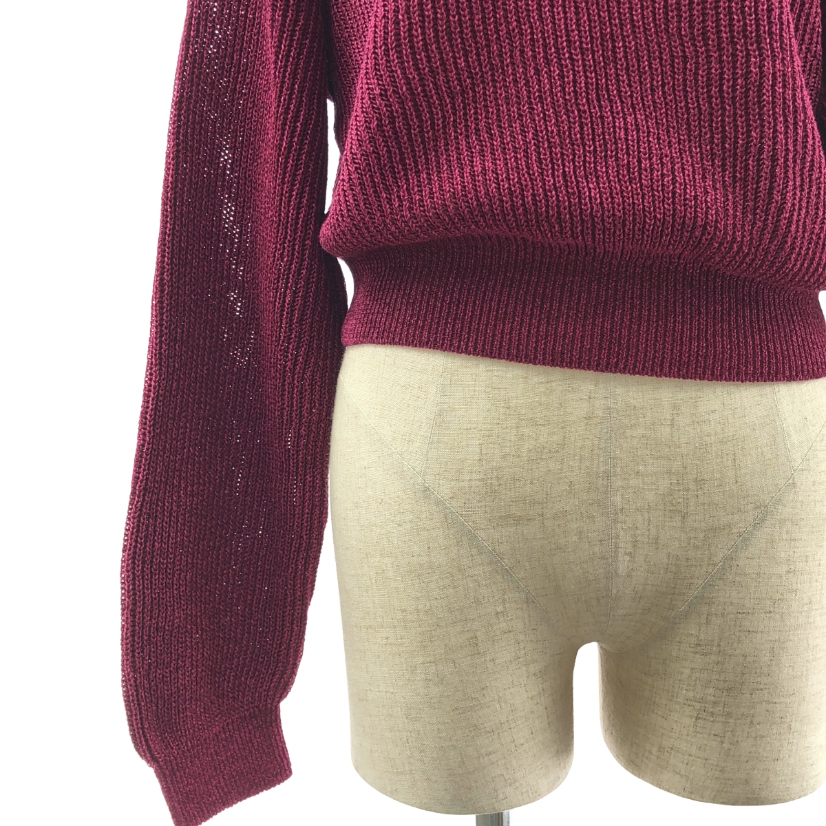 Cristaseya / クリスタセヤ Washi / 和紙 リブ ニット プルオーバー