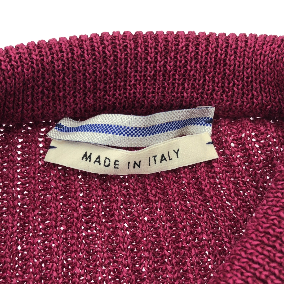 Cristaseya / クリスタセヤ Washi / 和紙 リブ ニット プルオーバー