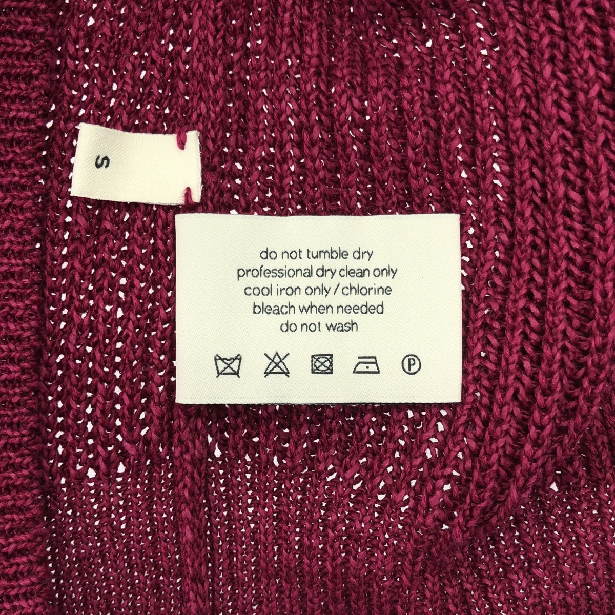 Cristaseya / クリスタセヤ Washi / 和紙 リブ ニット プルオーバー