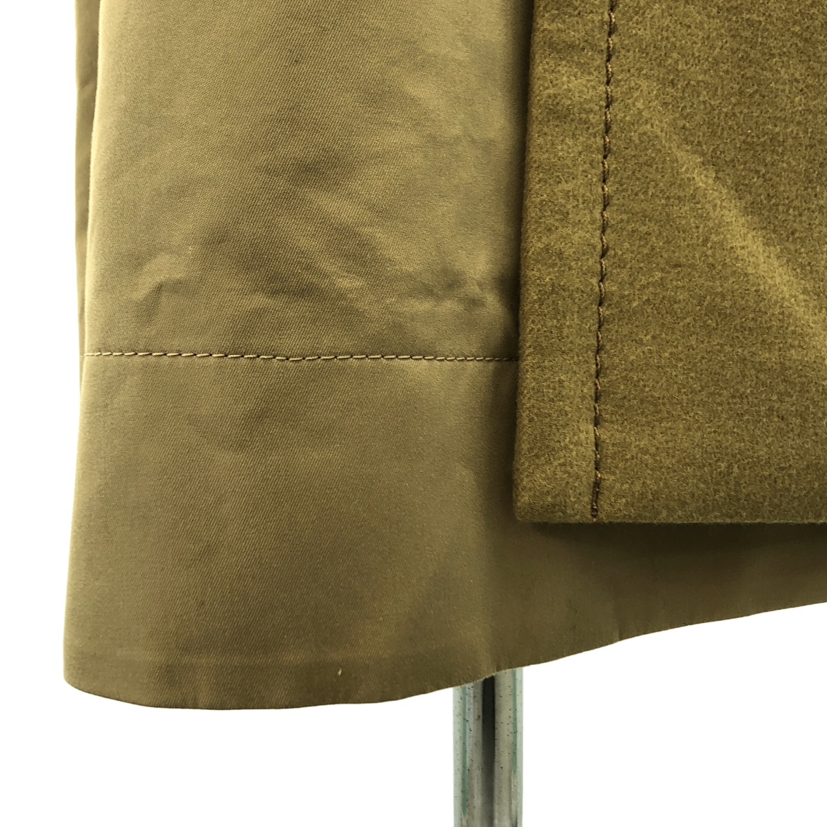 sacai / サカイ ウール 異素材 切替 再構築 ベルテッド トレンチ オーバーコート