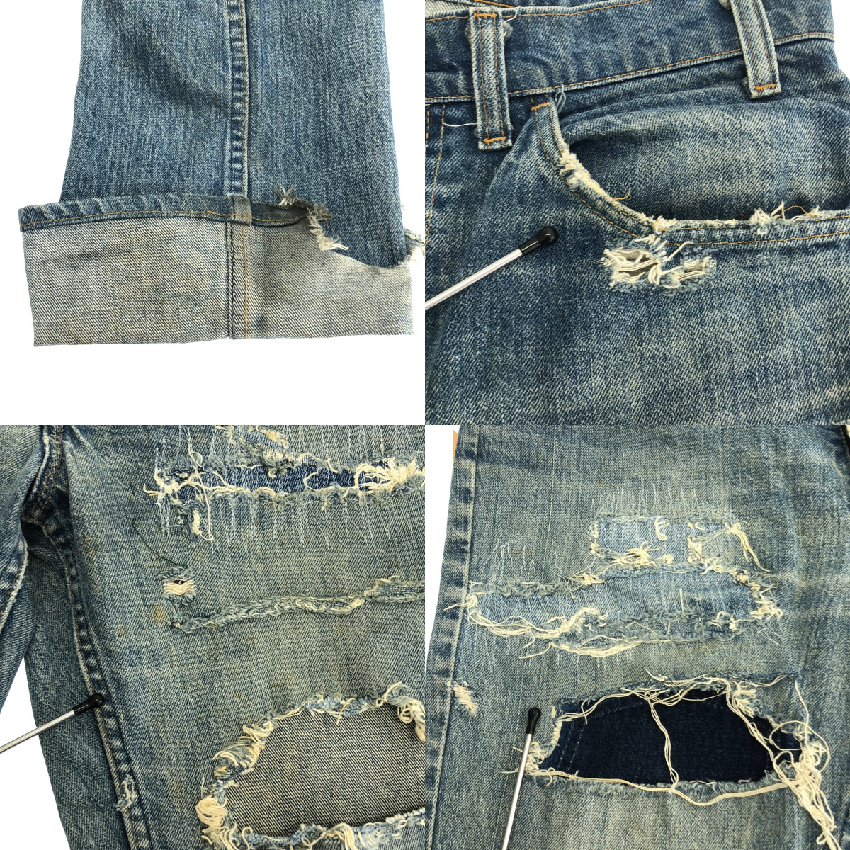 Levi's / リーバイス 1979年製 ヴィンテージ 646 フレア デニムパンツ 刻印8 42TALON