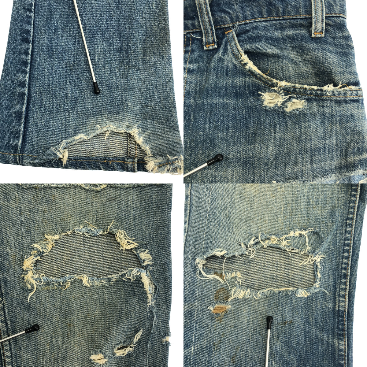 Levi's / リーバイス 1979年製 ヴィンテージ 646 フレア デニムパンツ 刻印8 42TALON